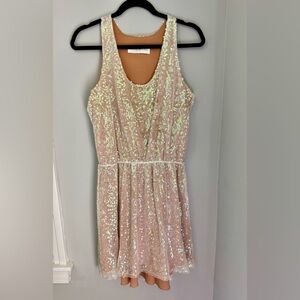 Sequin Sleeveless Party Dress